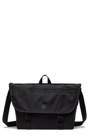 Herschel Cove Messenger Bag in Tonal Black at Nordstrom