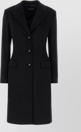 Dolce & Gabbana virgin wool single-breasted coat
