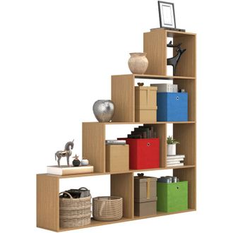 ebuy24 Ebuy24 - vcm Wood Stand Scaffale Scaffale Scaffale Scaffale Divider Libreria Dubila l (Faggio)
