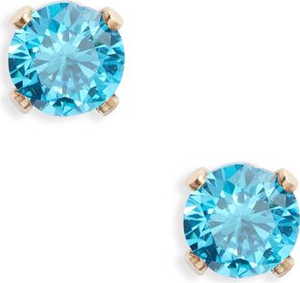 Set & Stones Birthstone Stud Earrings in Gold /December at Nordstrom