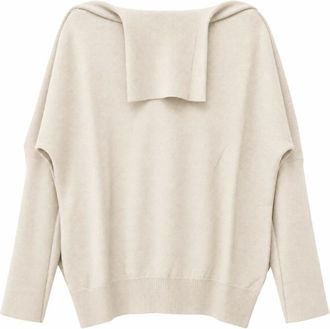 Meimeij Jersey de cuello redondo - Knitwear - Mujer - Beige - XS