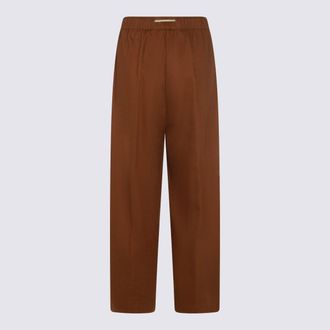 Herno Womens Trousers Brown Vi Li