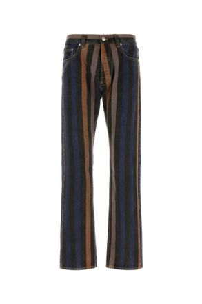 Versace Multicolor Mid Rise Jeans