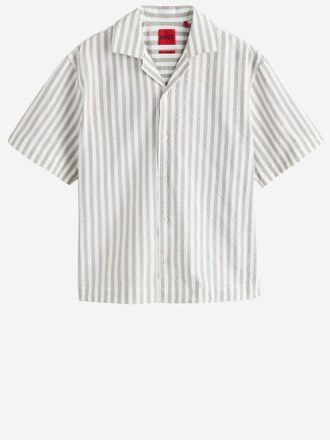 HUGO BOSS Camisa de algod&oacute;n el&aacute;stico Hugo Boss