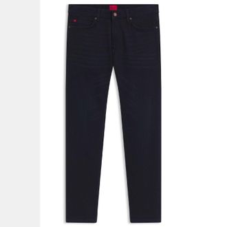HUGO BOSS Hugo 708 Slim-Fit jeans voor heren, gemaakt van comfortabele stretchdenim in donkerblauw