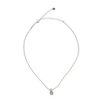 Yvmin Yvmin, Accessoires, Dames, Wit, ONE Size, Woven Mini Konijn Ketting