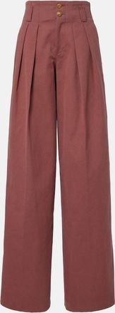 Chlo&eacute; Chlo&eacute; Cotton canvas wide-leg pants