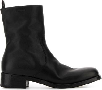 Prada Black Leather Boots
