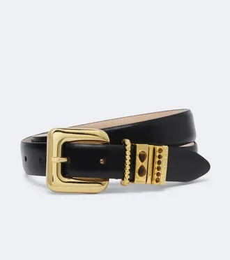 D&eacute;hanche D&eacute;hanche Mara embellished leather belt