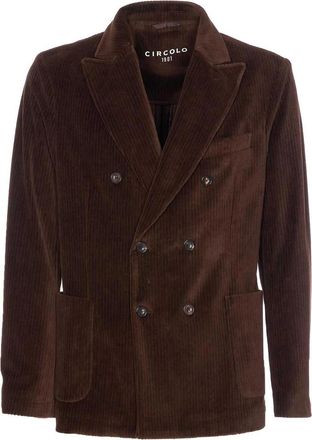 Circolo 1901 Brown Suede Jacket