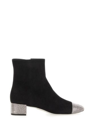 Rene Caovilla Boot With Rhinestones