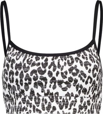 The Upside Natacha leopard-print sports bra