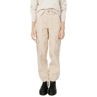 Only Cargo Trousers - female - ONLY - Straight Trousers - Beige - M - Trousers