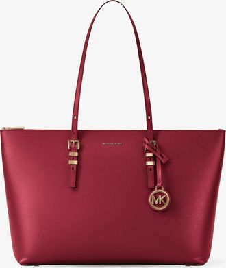 Michael Kors Quinn Large Pebbled Leather Tote Bag