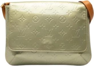 Louis Vuitton Pre-owned Cross Body Bags, female, Gray, Size: ONE SIZE Pre-owned Thompson Street Shoulder Bag