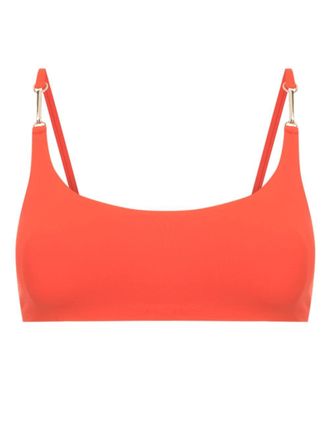 Lenny Niemeyer Bio square-neck bikini top - Red