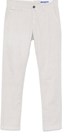 Jacob Cohen Chino a righe - Grigio
