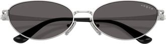 Vogue Eyewear Vo 4369S Zonnebril - Dames - Zonnebrillen - Grijs - 56 MM - Accessoires
