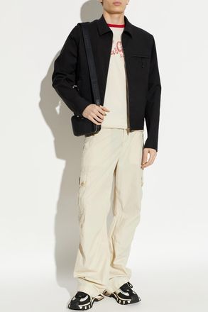 Dolce & Gabbana T-shirt With Logo, Mens, Cream