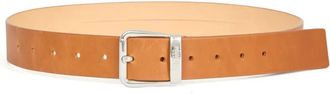 Maison Margiela numbers-engraved belt - Brown