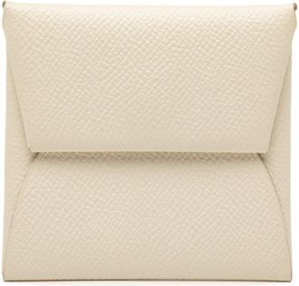 Herm&egrave;s Beige Epsom Leather Coin Purse/Coin Case (Pre-Owned)