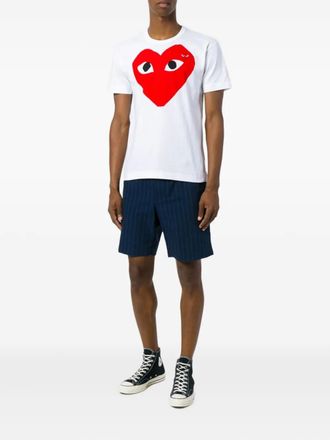 Comme Des Gar&ccedil;ons logo-patch T-shirt - unisex - Cotton - XXXS - White