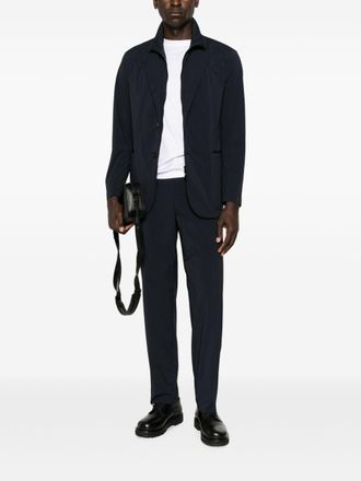 Emporio Armani Elasticated Waistband Trousers - Navy