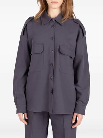 Société Anonyme Camicia con tasche cargo - Viola