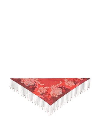 Etro Printed And Embroidered Bandana
