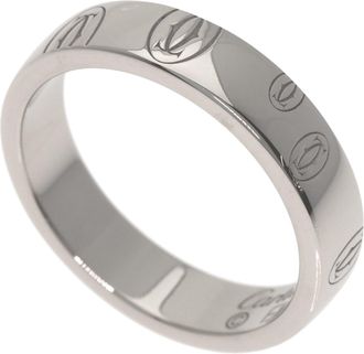 Cartier Happy Birthday White Gold (18K) Band Ring (Pre-Owned)