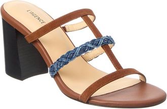 L'agence Heromin Caged Suede Sandal