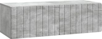 vidaXL Mueble De Tv De Pared 98 X 41 X 30 Cm Gris Hormig&oacute;n Vidaxl