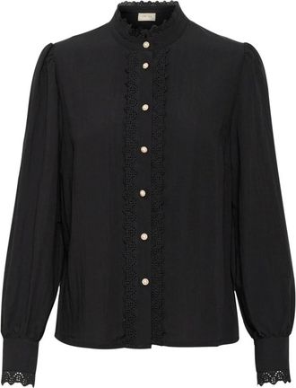 Cream Dames, Blouses & Shirts, Zwart, Maat: XS