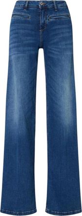 Liu Jo Parfait Wijde Jeans - Dames - Loose Fit Jeans - Blauw - W28 - Katoen - Jeans