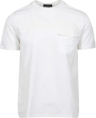 Herno T-shirt - Heren - T-shirts - Wit - 2XL - Katoen - Tops