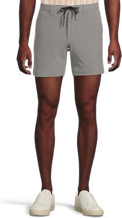 Chubbies The Worlds Grayest 6 (Everywear Performance Shorts) Mens Shorts Medium Grey - Solid : 2XL 6, Polyester/Spandex