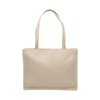Chanel Bolso Tote de Piel Pre-owned - Pre-owned - Mujer - Beige - ONE SIZE