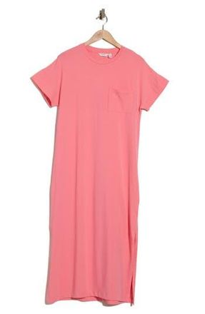 b.young Maxi T-Shirt Dress in Strawberry Pink at Nordstrom Rack, Size X-Large