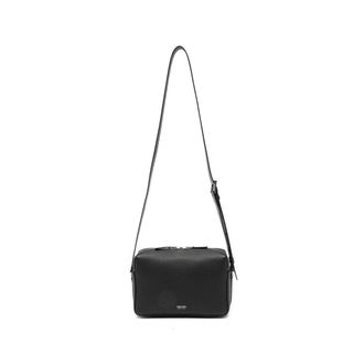 Tom Ford Grained-leather Logo-stamp Messenger Bag