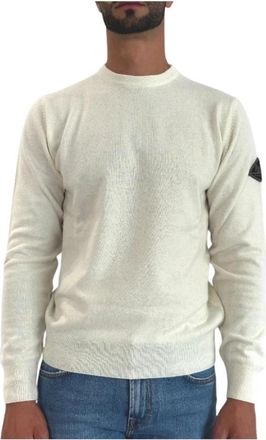 Roy Rogers Rondgebreide Kleding - Heren - Ronde hals truien - Wit - XL - Truien & Vesten