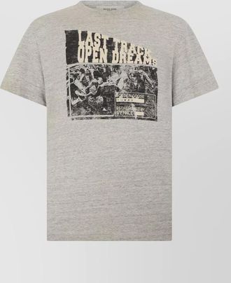 Golden Goose cotton t shirt vintage style print