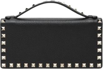Valentino Garavani Portemonnee met band - Dames - Handtassen - Zwart - ONE Size - Tassen
