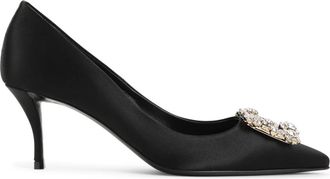 Roger Vivier Zwarte Pumps Elegant Stijl Schoenen - Dames - Pumps - Zwart - 36 1/2 EU - Schoenen