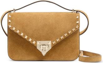 Valentino Garavani Beige Rockstud Small Shoulder Bag