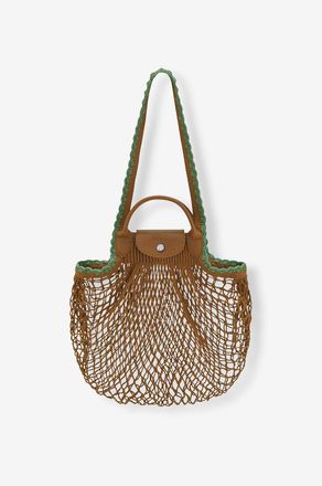 Longchamp Einkaufsnetz mit Leder Le Pliage Collection L