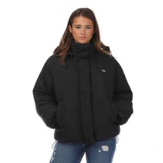 Levi's Womens Levis Pillow Bubble Shorty Puffer Jacket in Black - Size 18 UK