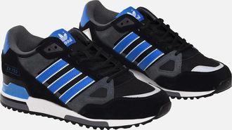 adidas Mens Adidas Originals ZX 750 Trainers Black/Royal Blue - Size: 12