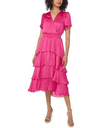 Vince Camuto Surplice Tiered Maxi Dress