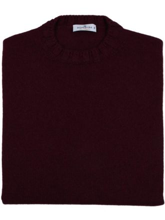 Sonrisa Burgundy Wool Crew-Neck Sweater