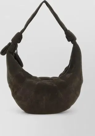 Christophe Lemaire leather fortune croissant shoulder bag